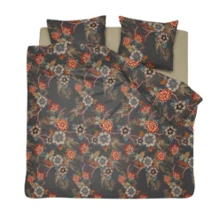 Cinderella Melanie - Dekbedovertrek - Katoen - 240x200/220 Cm - Anthracite