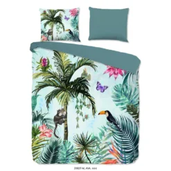 Beddengoed Winkel 28 Pure Dekbedovertrek "Ava" - Mint - (200x220 Cm)