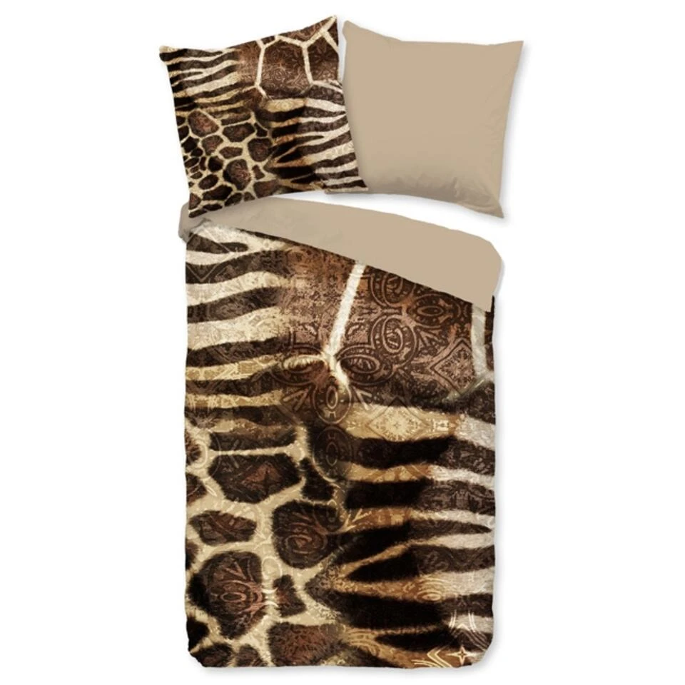 Pure Dekbedovertrek "Kinga" - Bruin - (240x220 Cm) 3 Pure Dekbedovertrek "Kinga" - Bruin - (240x220 Cm) - Afbeelding 3