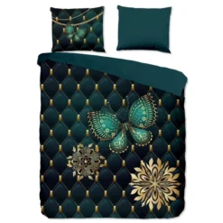 Pure Dekbedovertrek "Lavanya" - Petrol - (240x220 Cm)