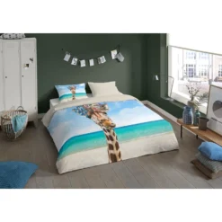Pure Dekbedovertrek "Cool Giraffe" - Multi - (240x220 Cm) 5 Pure Dekbedovertrek "Cool Giraffe" - Multi - (240x220 Cm) -Beddengoed Winkel 1000060504 0101