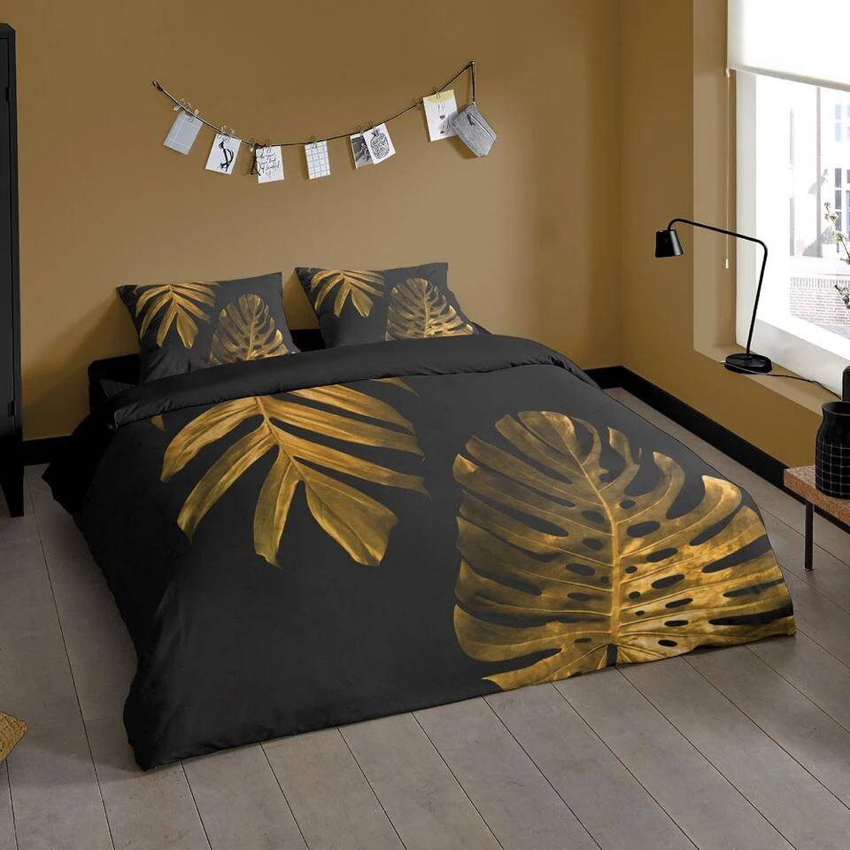 Pure Dekbedovertrek "Kimberly" - Zwart - (200x220 Cm) 2 Pure Dekbedovertrek "Kimberly" - Zwart - (200x220 Cm) - Afbeelding 2