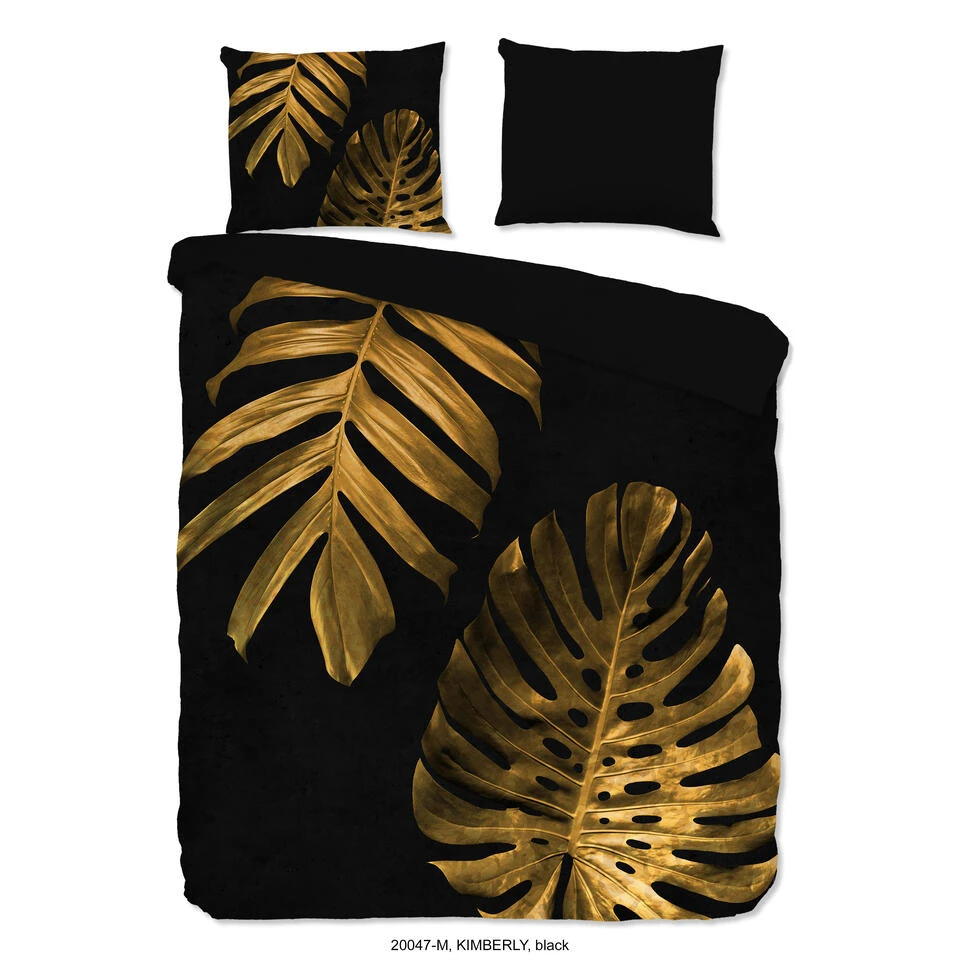 Pure Dekbedovertrek "Kimberly" - Zwart - (200x220 Cm) 1 Pure Dekbedovertrek "Kimberly" - Zwart - (200x220 Cm)