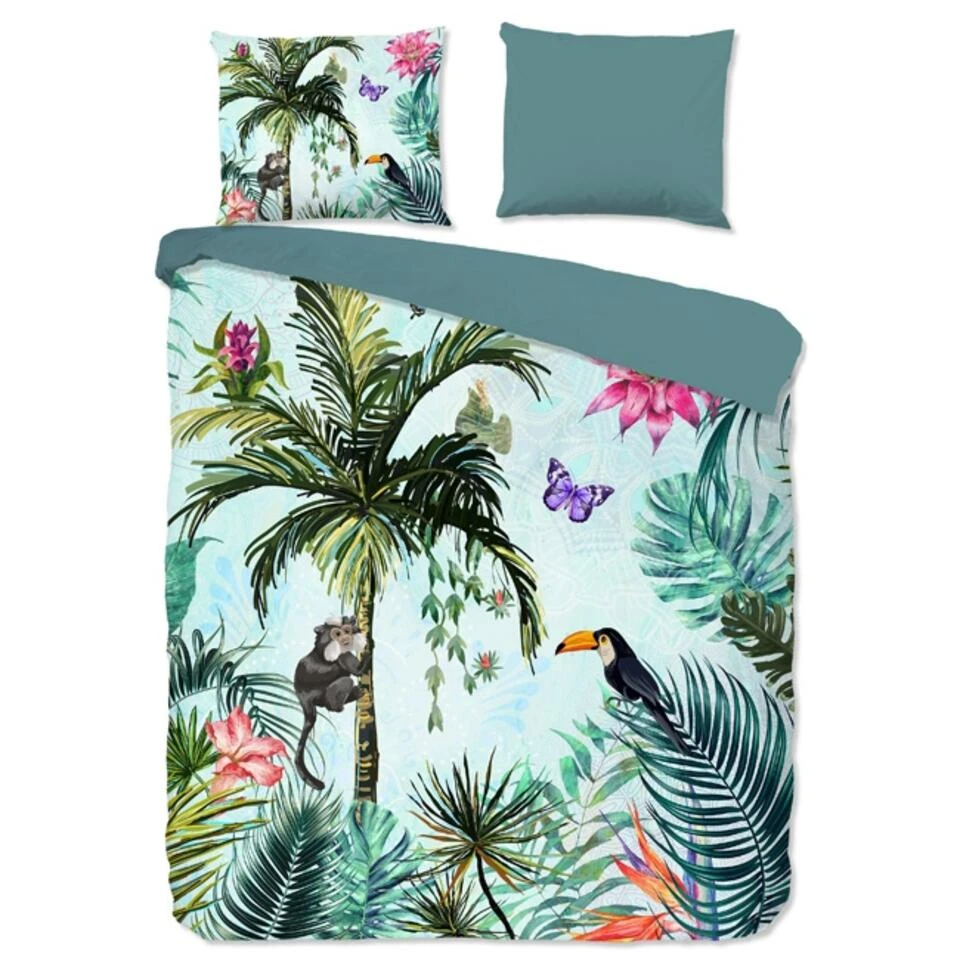 Pure Dekbedovertrek "Ava" - Mint - (140x220 Cm) 1 Pure Dekbedovertrek "Ava" - Mint - (140x220 Cm)