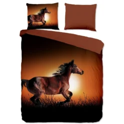 Pure Dekbedovertrek "Freedom" - Bruin - (140x220 Cm)