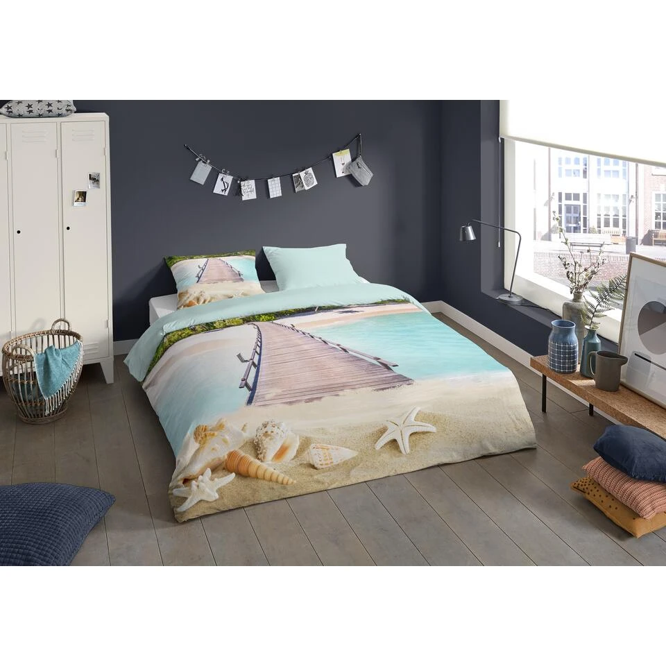 Pure Dekbedovertrek "Moana" - Multi - (200x220 Cm) 2 Pure Dekbedovertrek "Moana" - Multi - (200x220 Cm) - Afbeelding 2