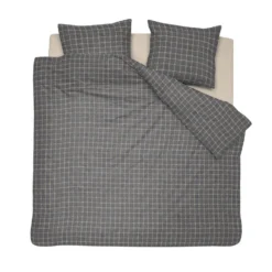 Cinderella Brecht - Dekbedovertrek - Katoen - 200x200/220 Cm - Anthracite