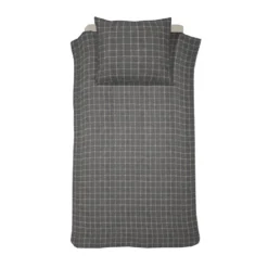 Beddengoed Winkel 8 Cinderella Brecht - Dekbedovertrek - Katoen - 140x200/220 Cm - Anthracite