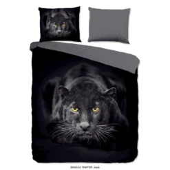 Pure Dekbedovertrek "Panter" - Zwart - (200x220 Cm)