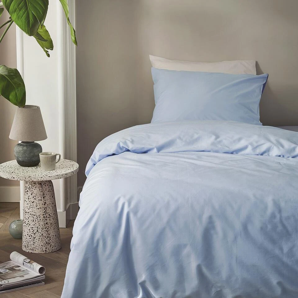 Cinderella Weekend - Dekbedovertrek - Katoen - 140x200/220 Cm - Soft Blue 2 Cinderella Weekend - Dekbedovertrek - Katoen - 140x200/220 Cm - Soft Blue - Afbeelding 2