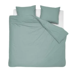 Cinderella Weekend - Dekbedovertrek - Katoen - 260x200/220 Cm - Mineral Green