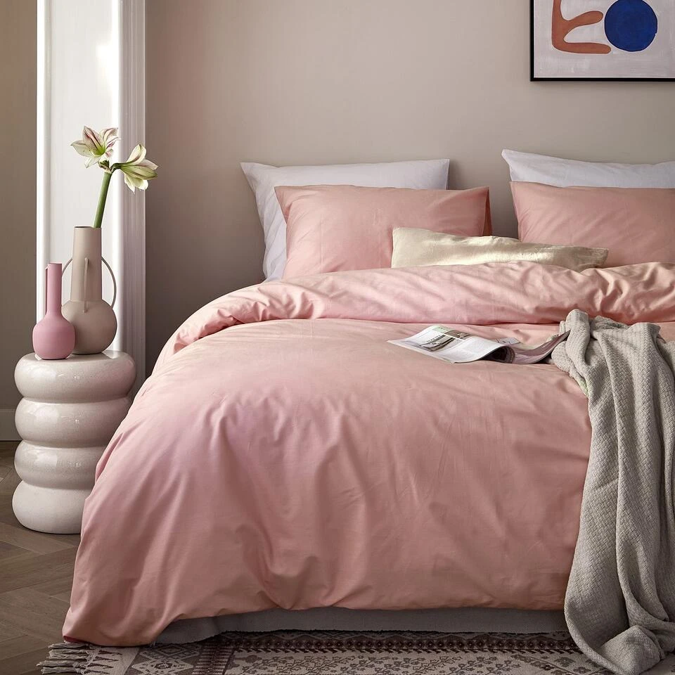 Cinderella Weekend - Dekbedovertrek - Katoen - 240x200/220 Cm - Rose Pink 2 Cinderella Weekend - Dekbedovertrek - Katoen - 240x200/220 Cm - Rose Pink - Afbeelding 2