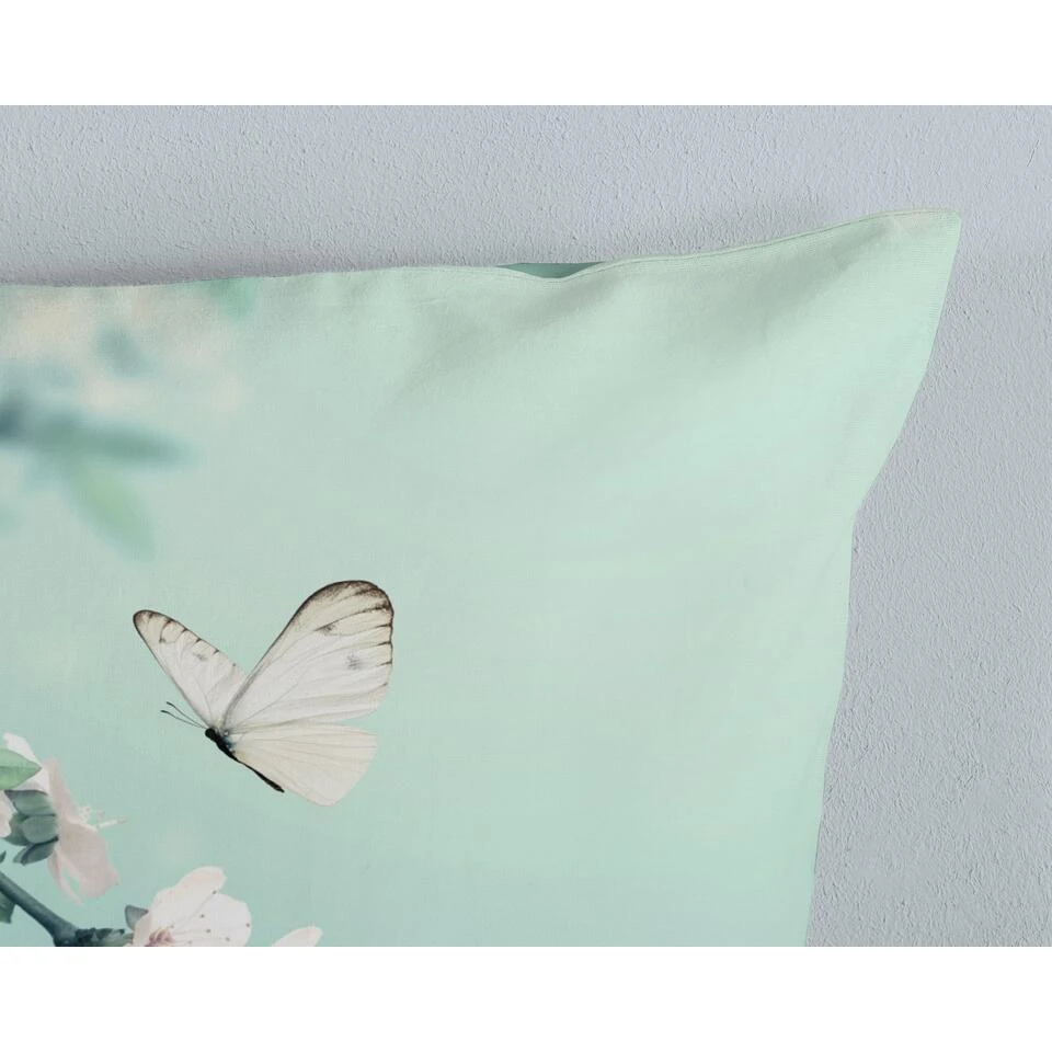 Pure Dekbedovertrek "Bibi" - Groen - (140x220 Cm) 4 Pure Dekbedovertrek "Bibi" - Groen - (140x220 Cm) - Afbeelding 4