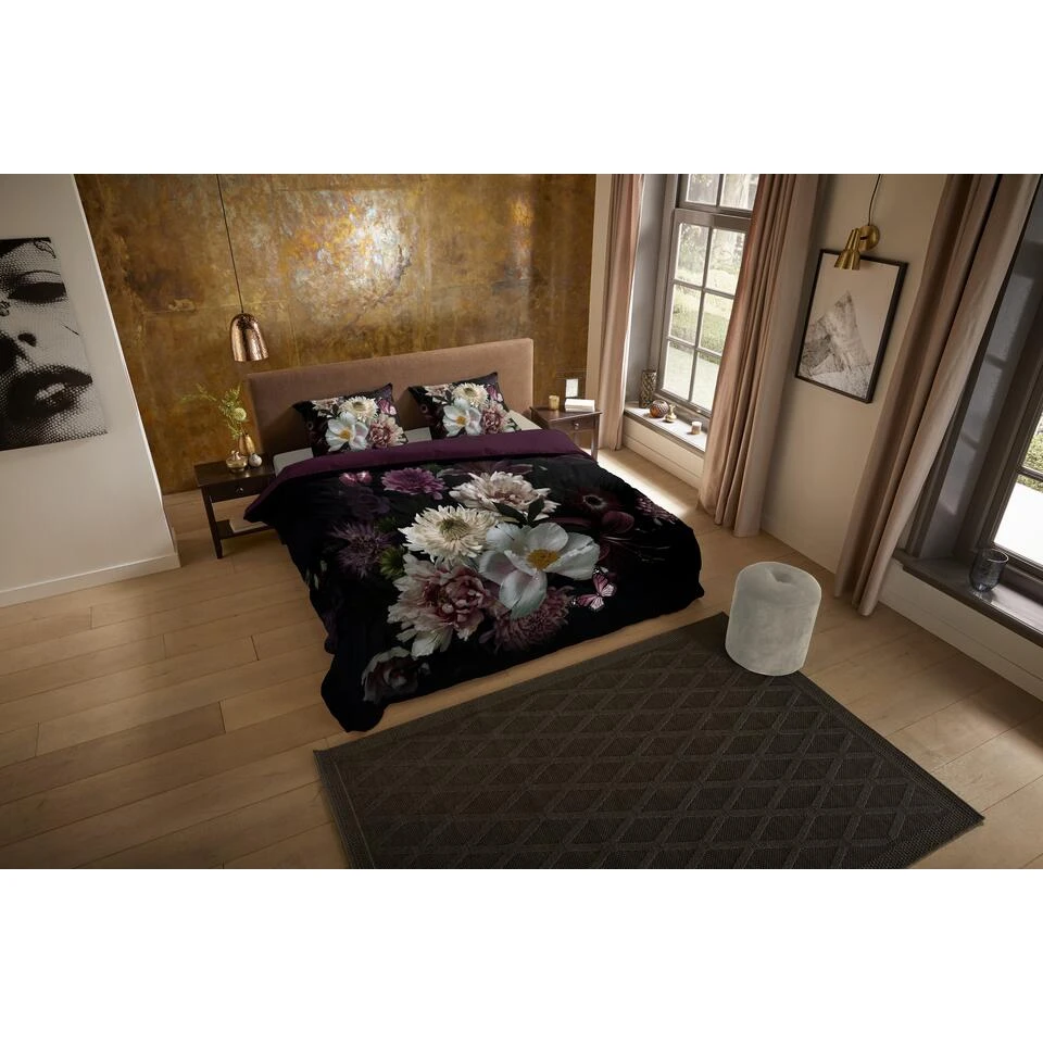 Pure Dekbedovertrek "Marleen" - Bordeaux - (200x220 Cm) 2 Pure Dekbedovertrek "Marleen" - Bordeaux - (200x220 Cm) - Afbeelding 2