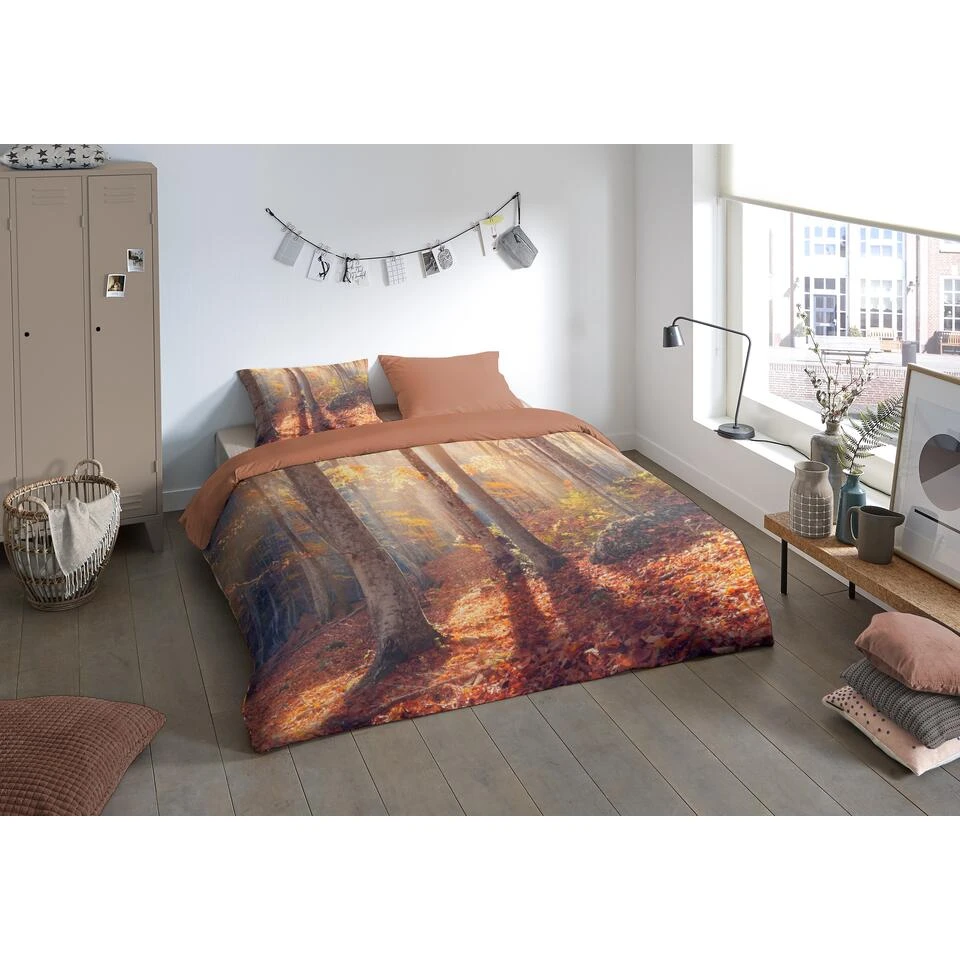 Pure Dekbedovertrek "Autumn" - Multi - (240x220 Cm) 2 Pure Dekbedovertrek "Autumn" - Multi - (240x220 Cm) - Afbeelding 2