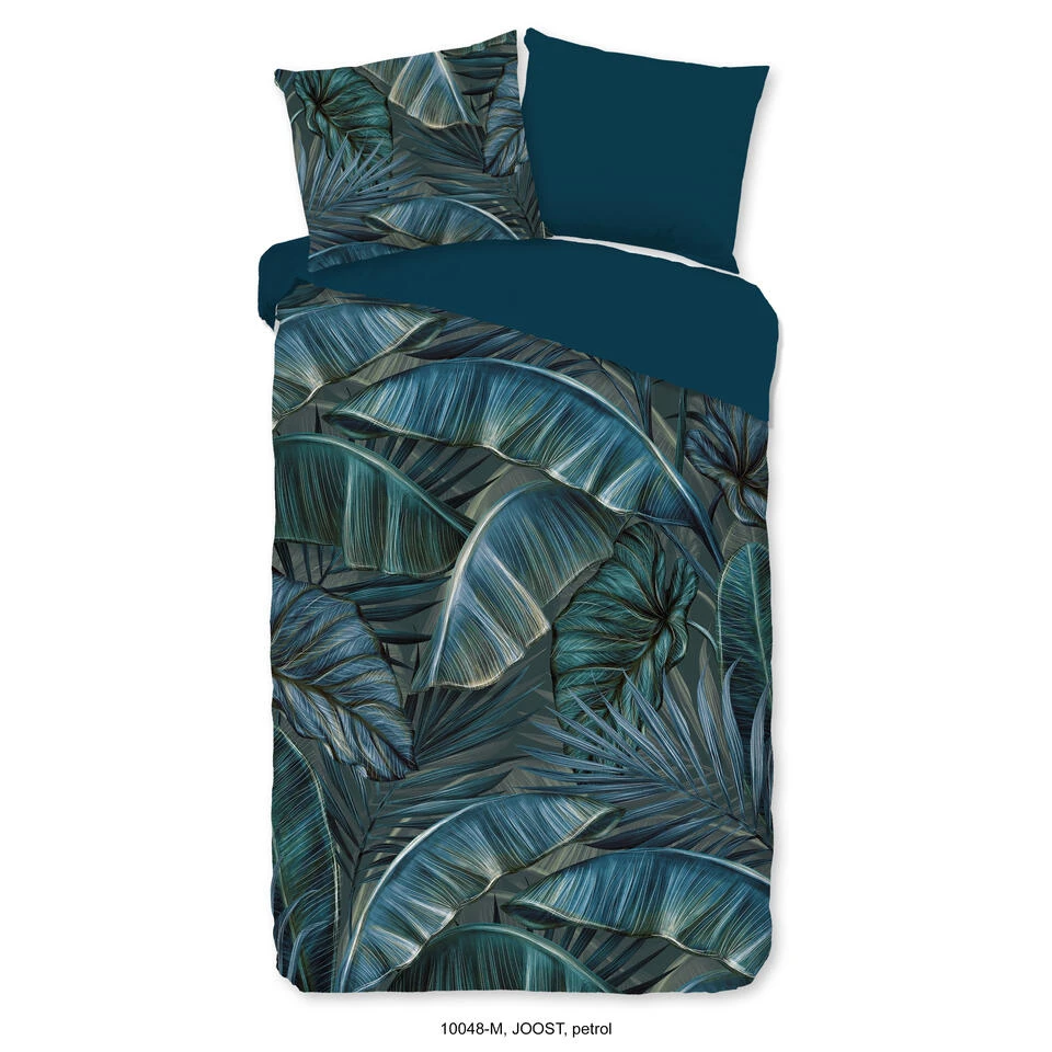 Pure Dekbedovertrek "Joost" - Petrol - (140x220 Cm) 1 Pure Dekbedovertrek "Joost" - Petrol - (140x220 Cm)