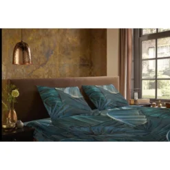 Pure Dekbedovertrek "Joost" - Petrol - (200x220 Cm) -Beddengoed Winkel 1000084885 0110