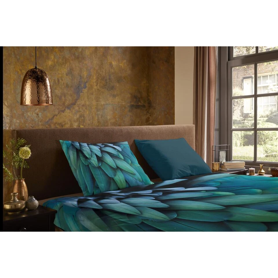 Pure Dekbedovertrek "Heather" - Petrol - (240x220 Cm) 3 Pure Dekbedovertrek "Heather" - Petrol - (240x220 Cm) - Afbeelding 3