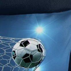 Pure Dekbedovertrek "Fans" - Blauw - (135x200 Cm) -Beddengoed Winkel 1000098879 0102