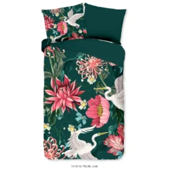 Pure Dekbedovertrek Kraanvogels-1-persoons (140 X 200/220 Cm)