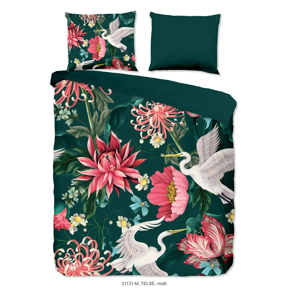 Pure Dekbedovertrek Kraanvogels-2-persoons (200 X 200/220 Cm) 1 Pure Dekbedovertrek Kraanvogels-2-persoons (200 X 200/220 Cm)