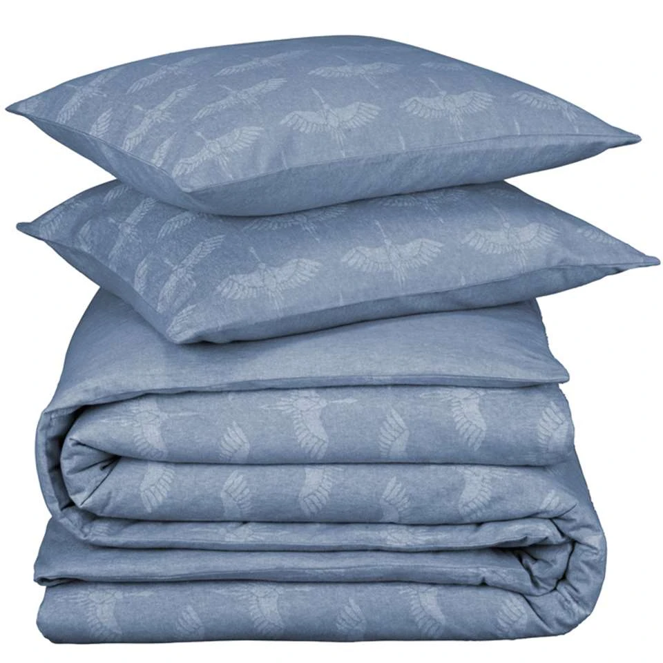 De Witte Lietaer Dekbedovertrek Crane - 240 X 220 Cm - Flanel 3 De Witte Lietaer Dekbedovertrek Crane - 240 X 220 Cm - Flanel - Afbeelding 3