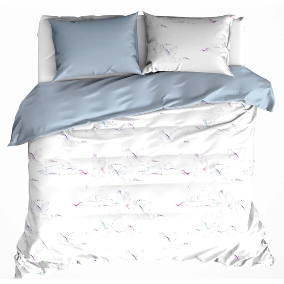 De Witte Lietaer Dekbedovertrek Ave - Hotelmaat - 260x240cm - Katoen 1 De Witte Lietaer Dekbedovertrek Ave - Hotelmaat - 260x240cm - Katoen