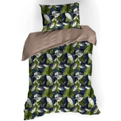 De Witte Lietaer Dekbedovertrek Elm - 140 X 200/220 Cm - Groen