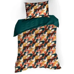 De Witte Lietaer Dekbedovertrek Anaïs - 140 X 200/220 Cm - Groen