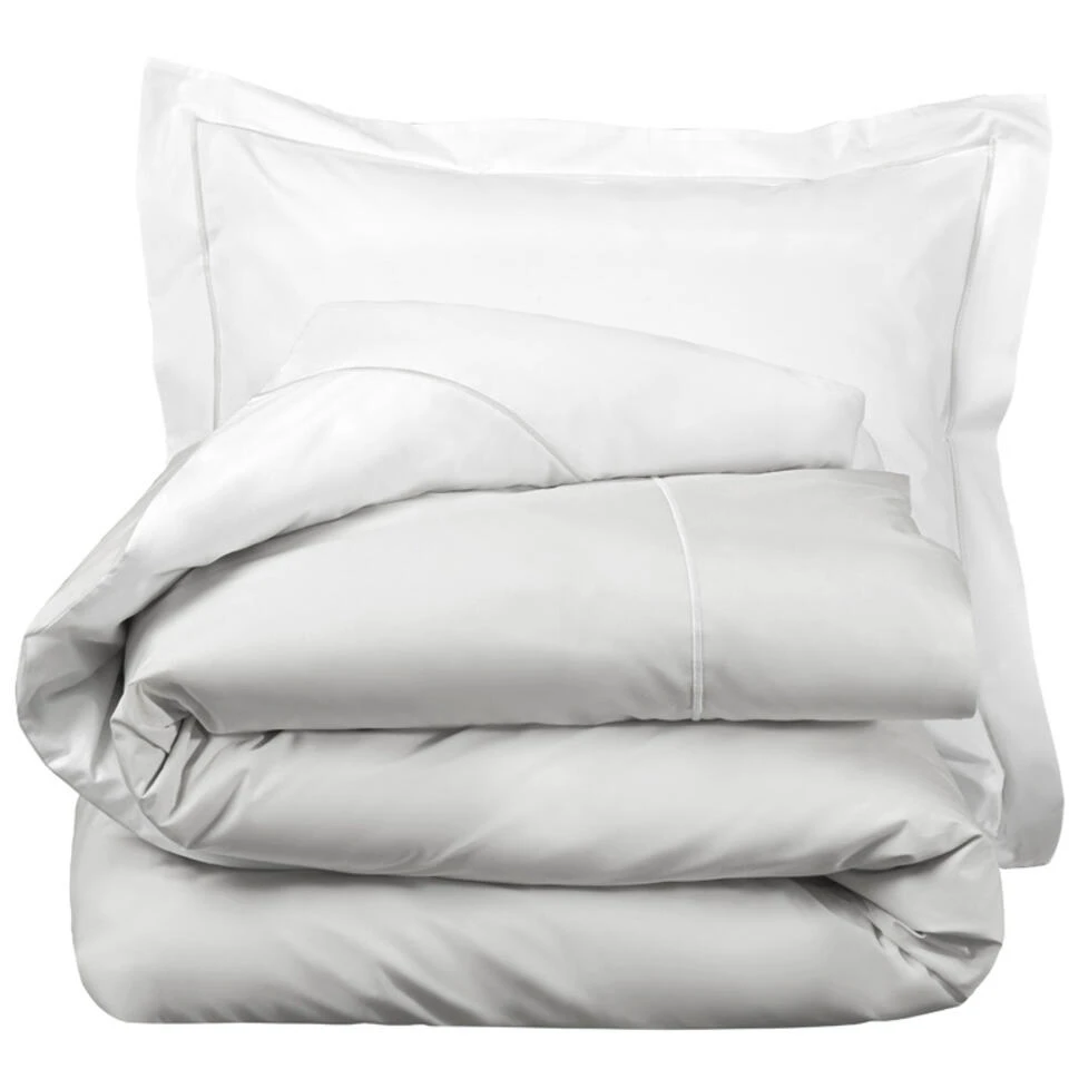 De Witte Lietaer Dekbedovertrek Bumblebee - 140 X 200 Cm - Zilver 1 De Witte Lietaer Dekbedovertrek Bumblebee - 140 X 200 Cm - Zilver