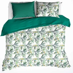 De Witte Lietaer Dekbedovertrek Salix - 200 X 200/220 Cm - Groen