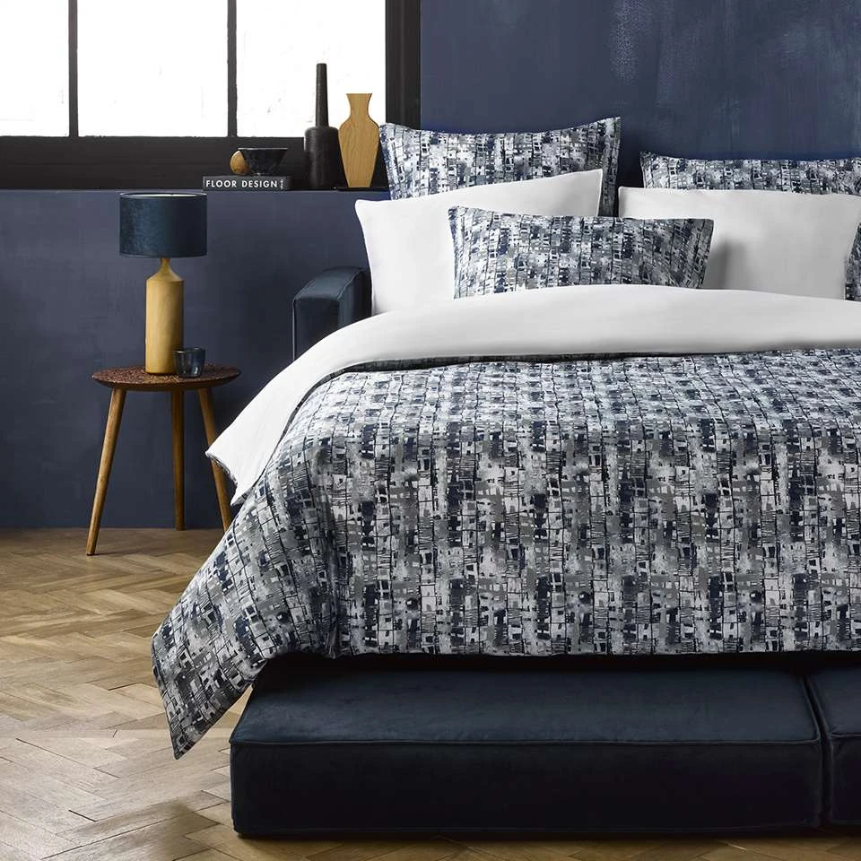 De Witte Lietaer Dekbedovertrek Jenga - 240 X 220 Cm - Katoen Satijn 3 De Witte Lietaer Dekbedovertrek Jenga - 240 X 220 Cm - Katoen Satijn - Afbeelding 3