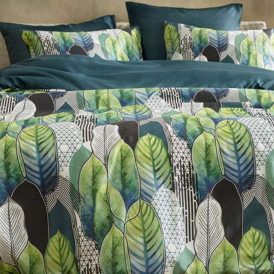 De Witte Lietaer Dekbedovertrek Katoen Satijn Rue - 140 X 200/220 Cm 2 De Witte Lietaer Dekbedovertrek Katoen Satijn Rue - 140 X 200/220 Cm - Afbeelding 2