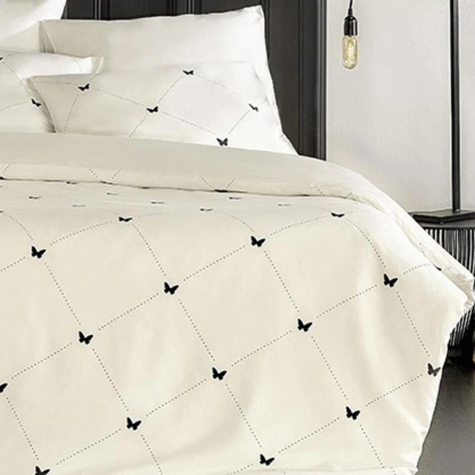 De Witte Lietaer Dekbedovertrek Butterflies-240 X 220 Cm 3 De Witte Lietaer Dekbedovertrek Butterflies-240 X 220 Cm - Afbeelding 3