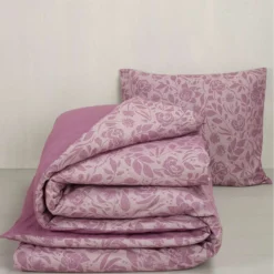 De Witte Lietaer Dekbedovertrek Lea Lila - 140 X 200/220 Cm - Flanel 6 De Witte Lietaer Dekbedovertrek Lea Lila - 140 X 200/220 Cm - Flanel -Beddengoed Winkel 1931623401 0102