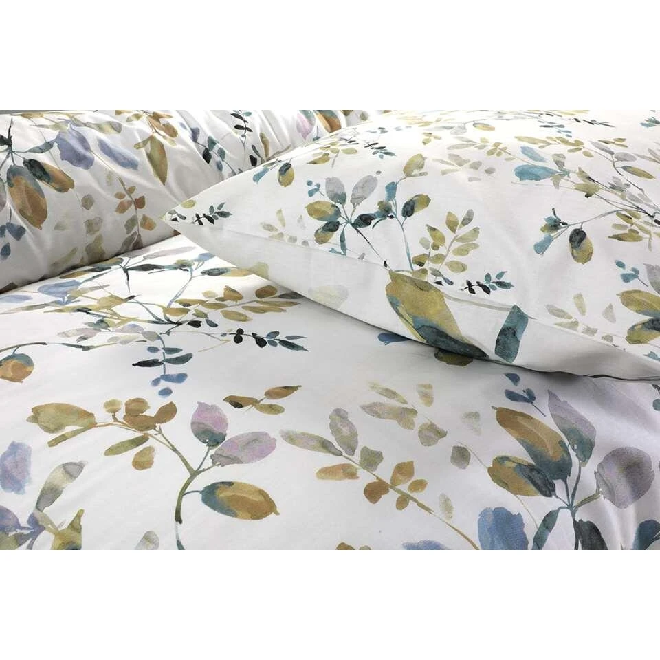 Royal Dekbedovertrek Carlijn Botanisch - Wit - 240x200/220 Cm 2 Royal Dekbedovertrek Carlijn Botanisch - Wit - 240x200/220 Cm - Afbeelding 2