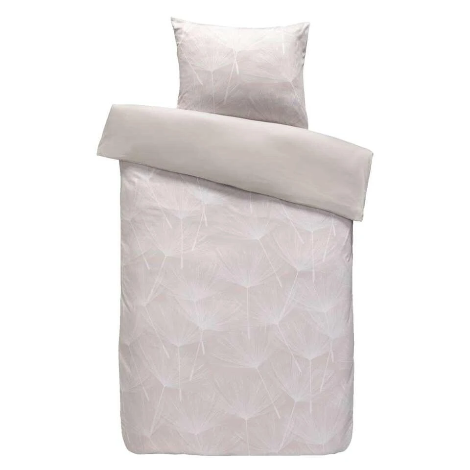 Royal Dekbedovertrek Naomi Paardenbloem - Beige - 140x220/250 Cm 1 Royal Dekbedovertrek Naomi Paardenbloem - Beige - 140x220/250 Cm