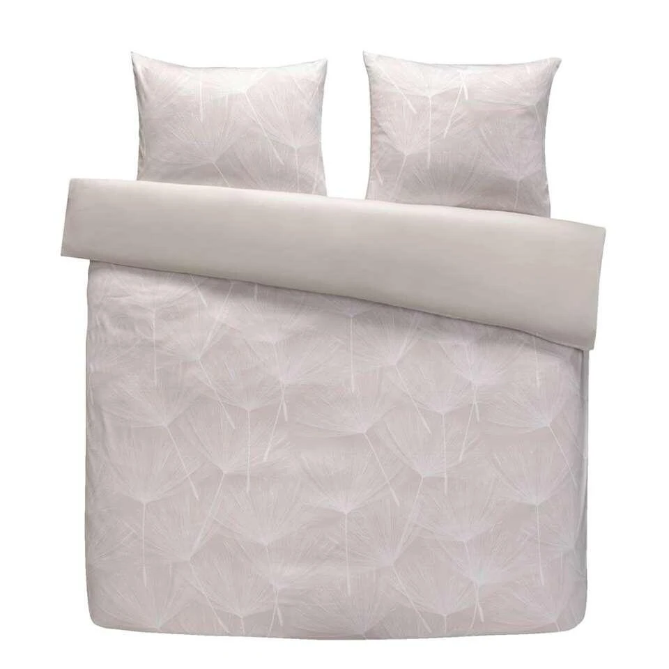 Royal Dekbedovertrek Naomi Paardenbloem - Beige - 240x220/250 Cm 1 Royal Dekbedovertrek Naomi Paardenbloem - Beige - 240x220/250 Cm