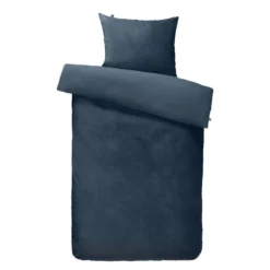 Royal At Home By Beddinghouse Dekbedovertrek Tender - Blauw - 140x200/220 Cm