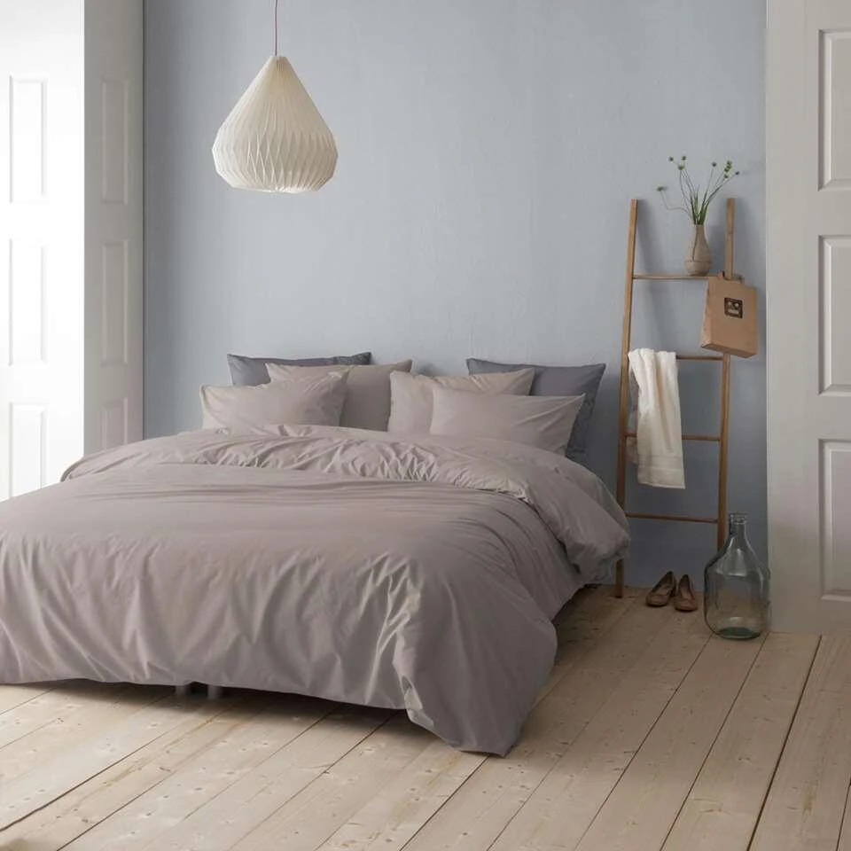 Cinderella Dekbedovertrek Uni Flanel - Taupe - 240x200/220 Cm 2 Cinderella Dekbedovertrek Uni Flanel - Taupe - 240x200/220 Cm - Afbeelding 2