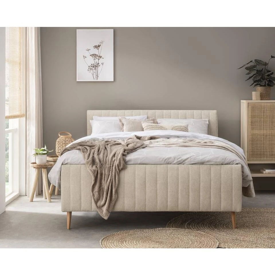 Royal Dekbedovertrek Naomi Paardenbloem - Beige - 200x220/250 Cm 3 Royal Dekbedovertrek Naomi Paardenbloem - Beige - 200x220/250 Cm - Afbeelding 3